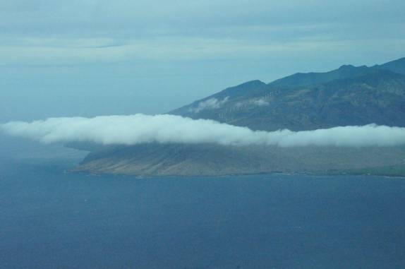 Um dos vulcões que formou a ilha de Maui, no Havaí